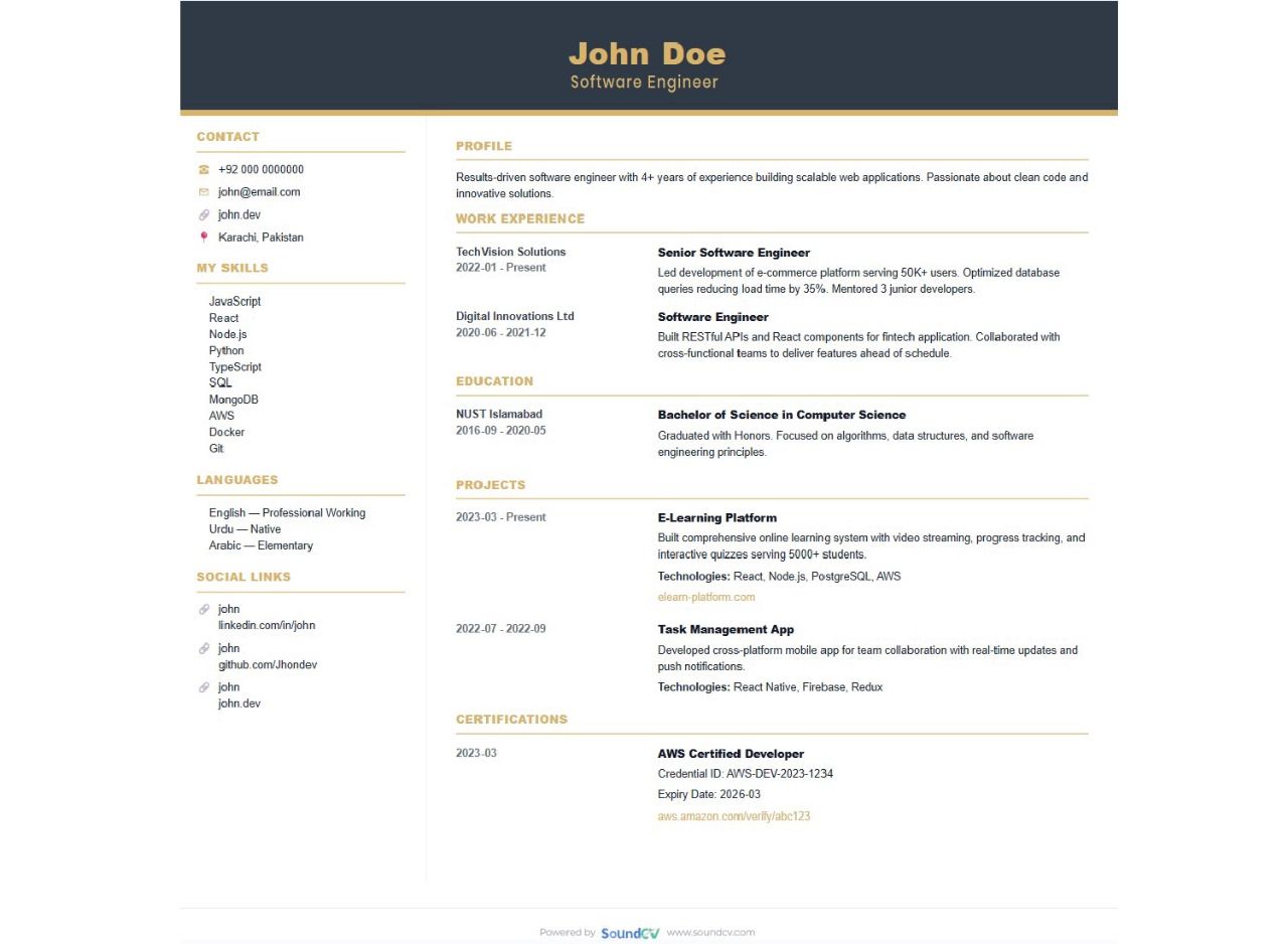 CV Format for Job (2025): Structure, Examples & Tips