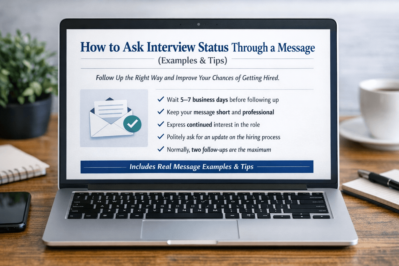 How to Ask Interview Status Through a Message (Examples & Tips)