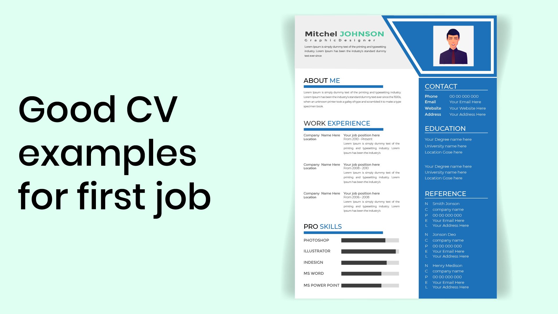 Good CV Examples for Your First Job: Samples, Tips & Templates