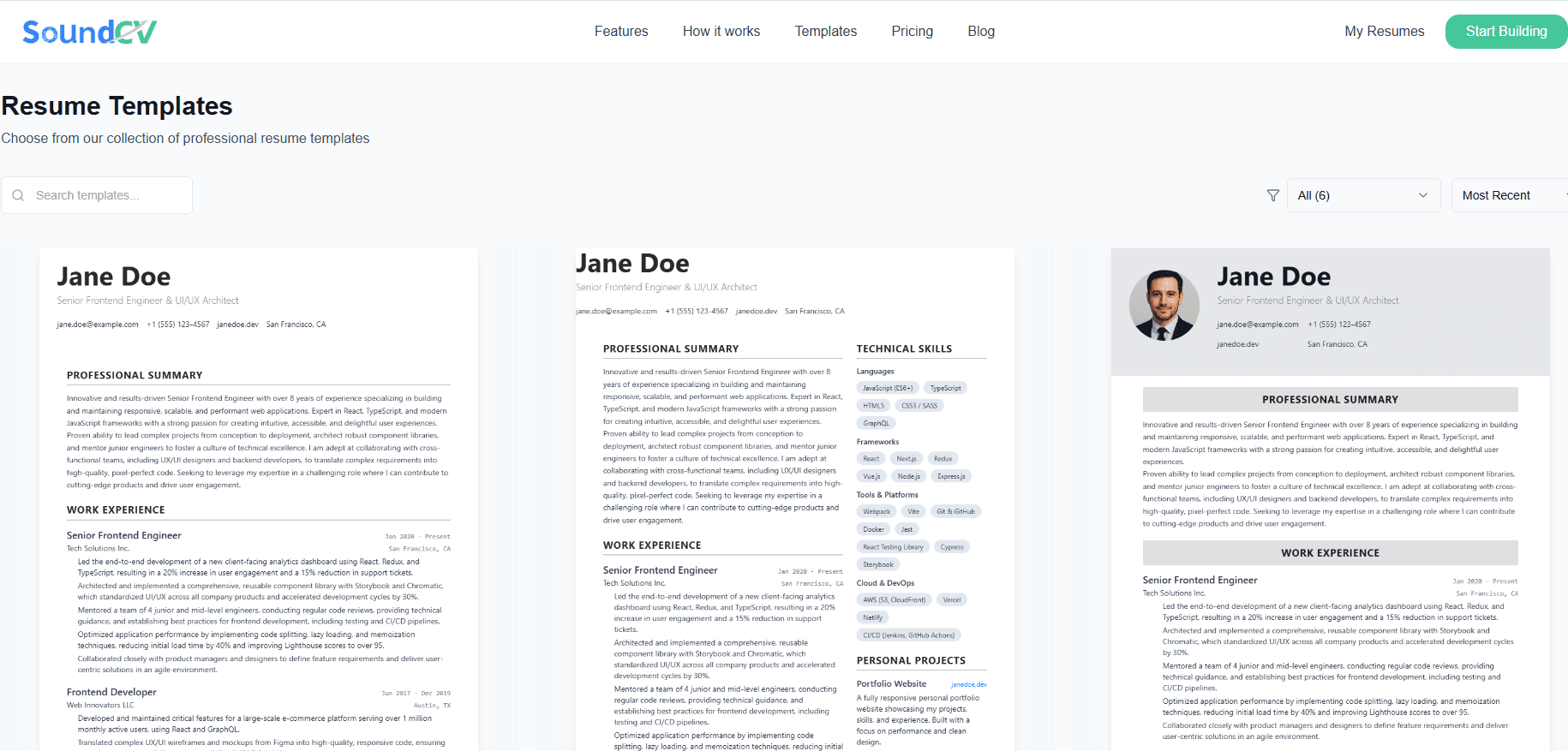 Ats Friendly Template